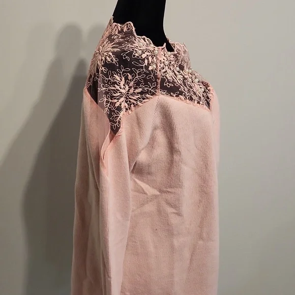Nora Cora ladies lace & pearl sweater - Picture 4 of 10